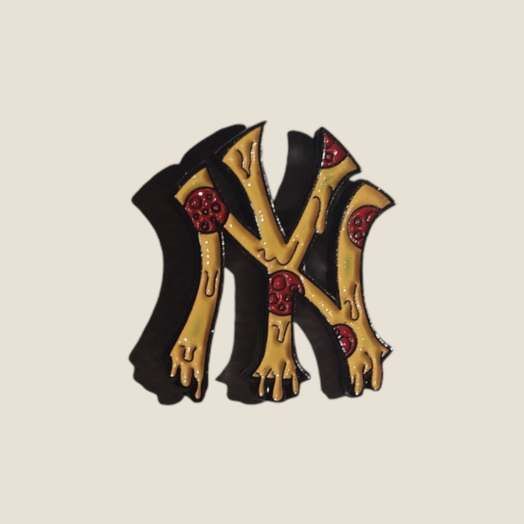 Pin Dripped Pizza New York Yankees