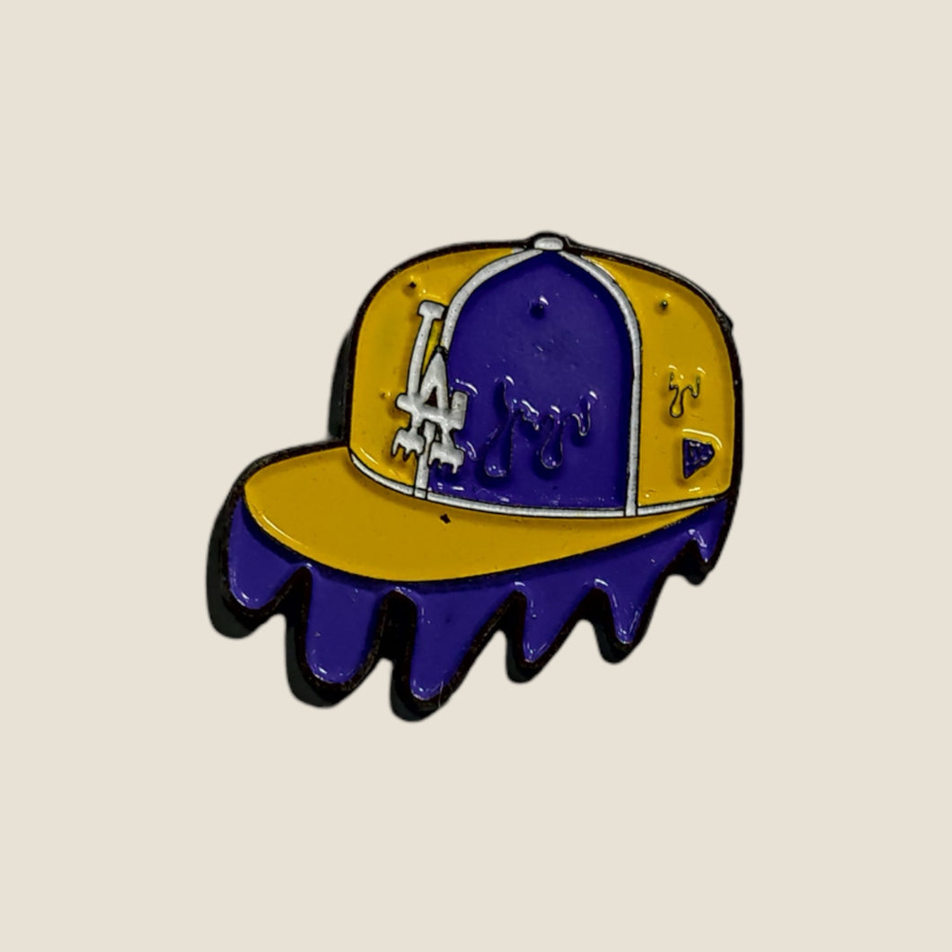Pin MLB Dripped Cap LA Dodgers (Lakers)