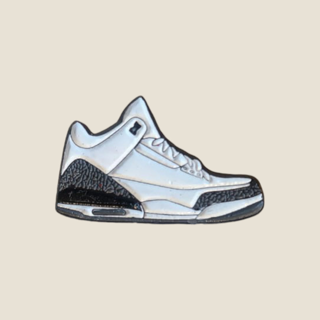 Pin Jordan 3 White Cement