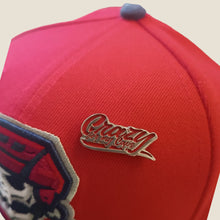 Cargar imagen en el visor de la galería, Pin Crazy For My Caps Script Red
