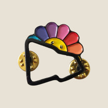 Cargar imagen en el visor de la galería, Pin Contorno Murakami Flower
