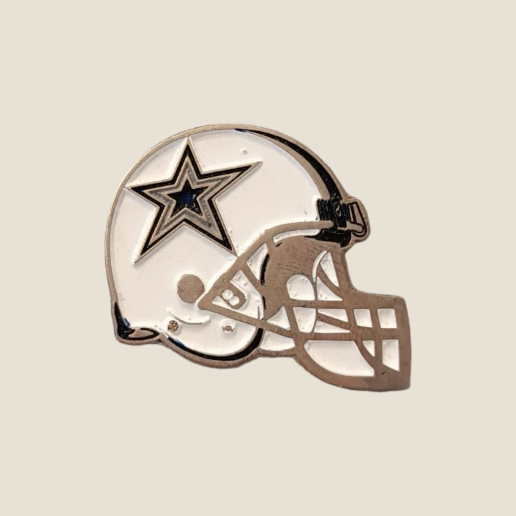 Pin Casco NFL Dallas Cowboys Blanco