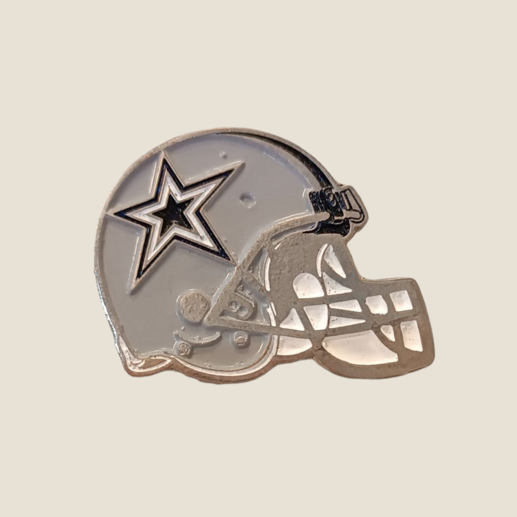 Pin Casco NFL Dallas Cowboys Gris