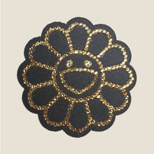 Cargar imagen en el visor de la galería, Parche Murakami Flower Black/Gold
