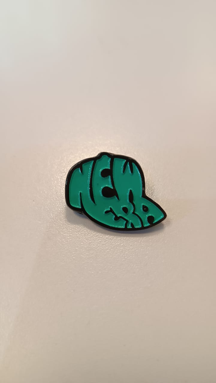 Pin New Era Logo Retro Cap Black/Green