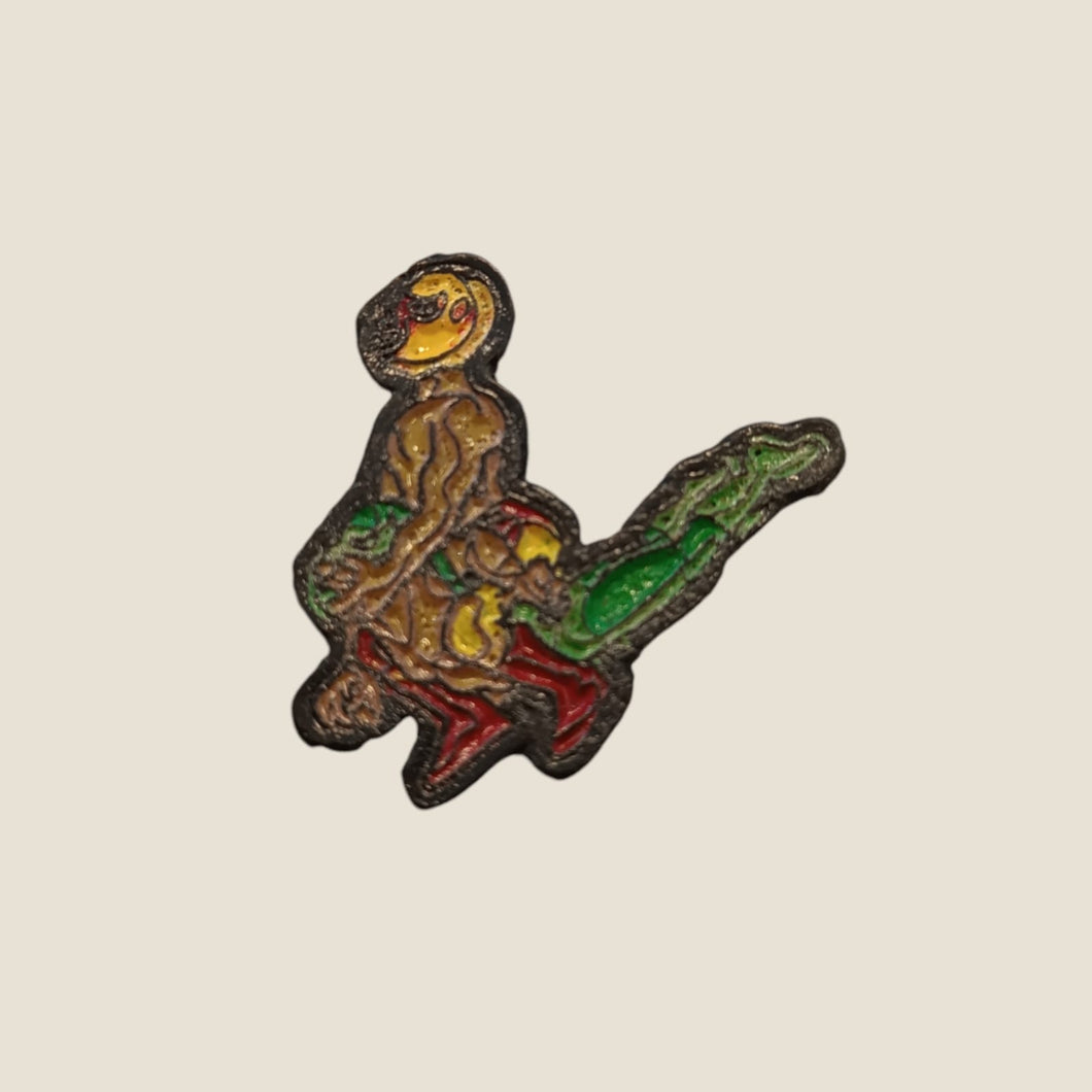 Pin la de a caballo