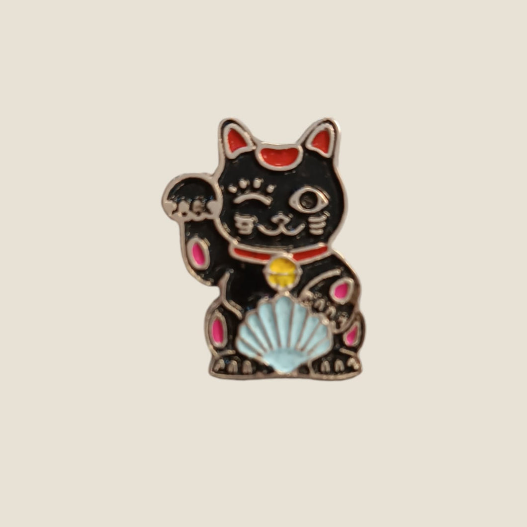 Pin Gato de la Fortuna Tradicional