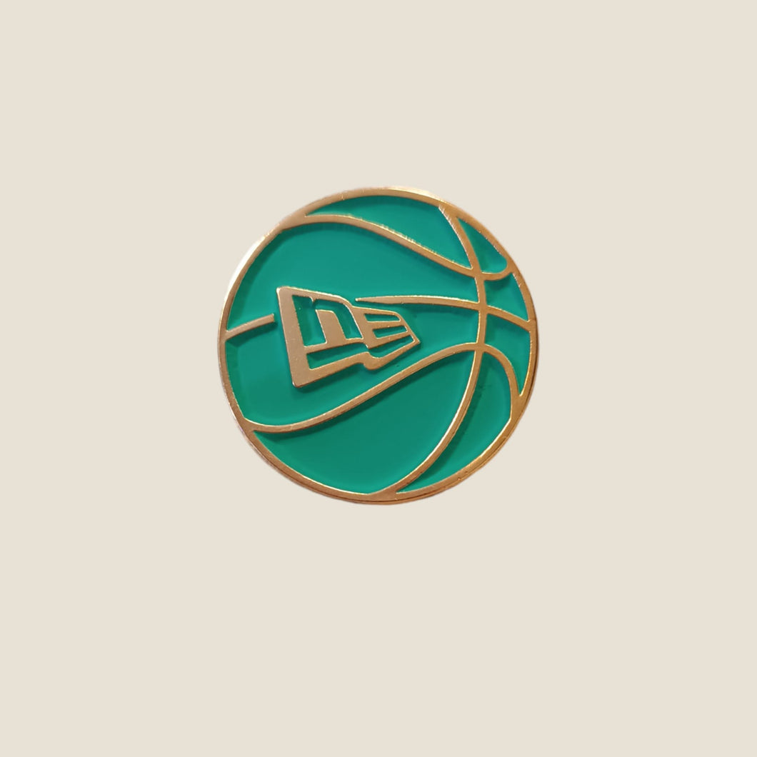 Pin Balón New Era Basquet Green