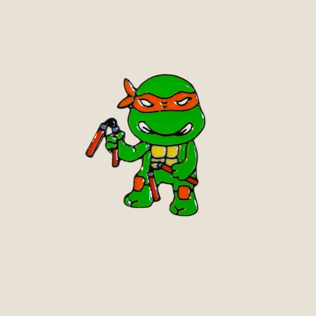 Pin tortugas ninja Miguel angel