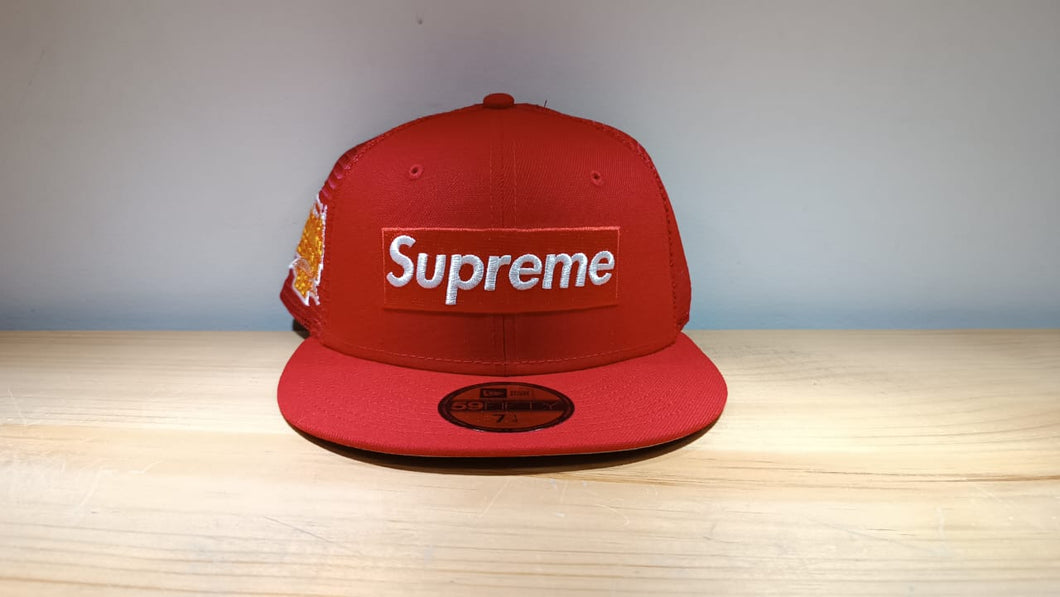 59Fifty Supreme Mesh Trucker Red Box Logo