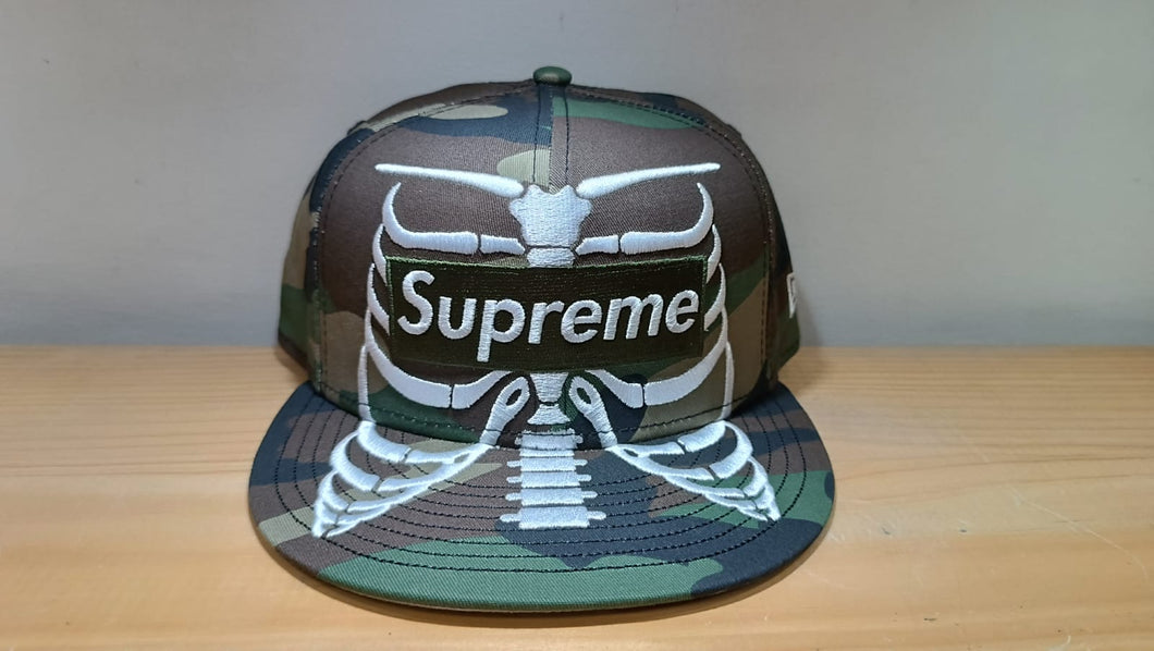 59Fifty Supreme Bones Box Logo Camo