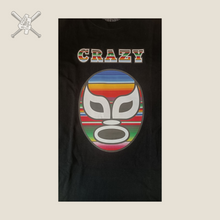 Cargar imagen en el visor de la galería, Playera Luchador Sarape Negra
