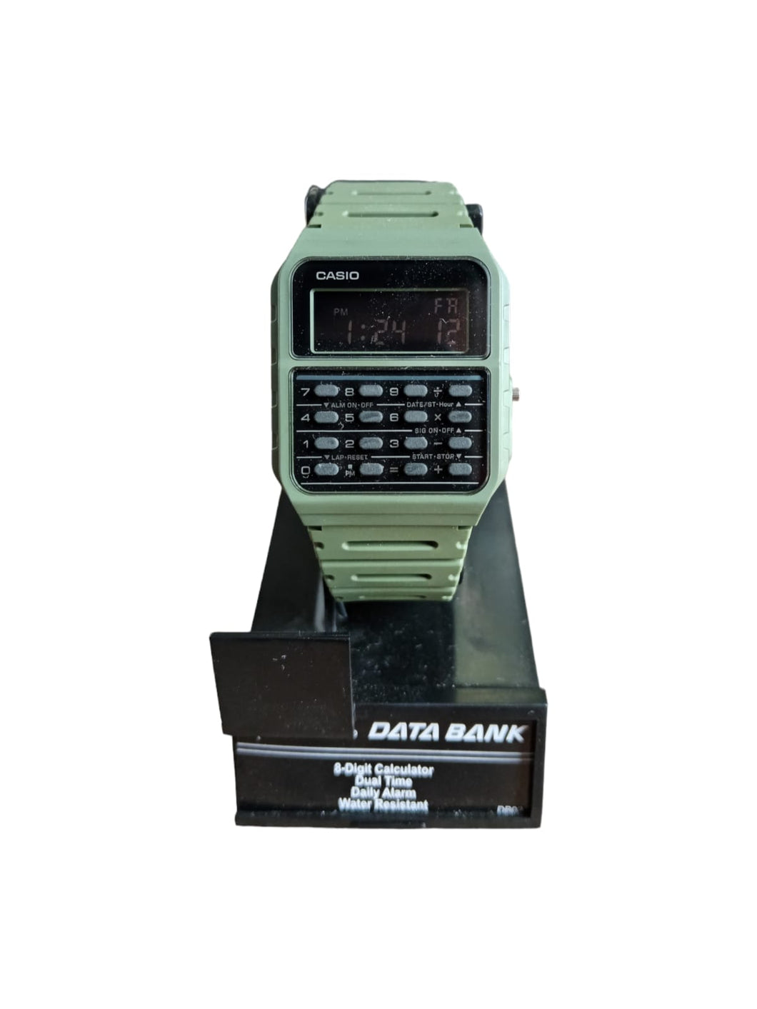 Casio Reloj DATA BANK CA-53WF-3B Green