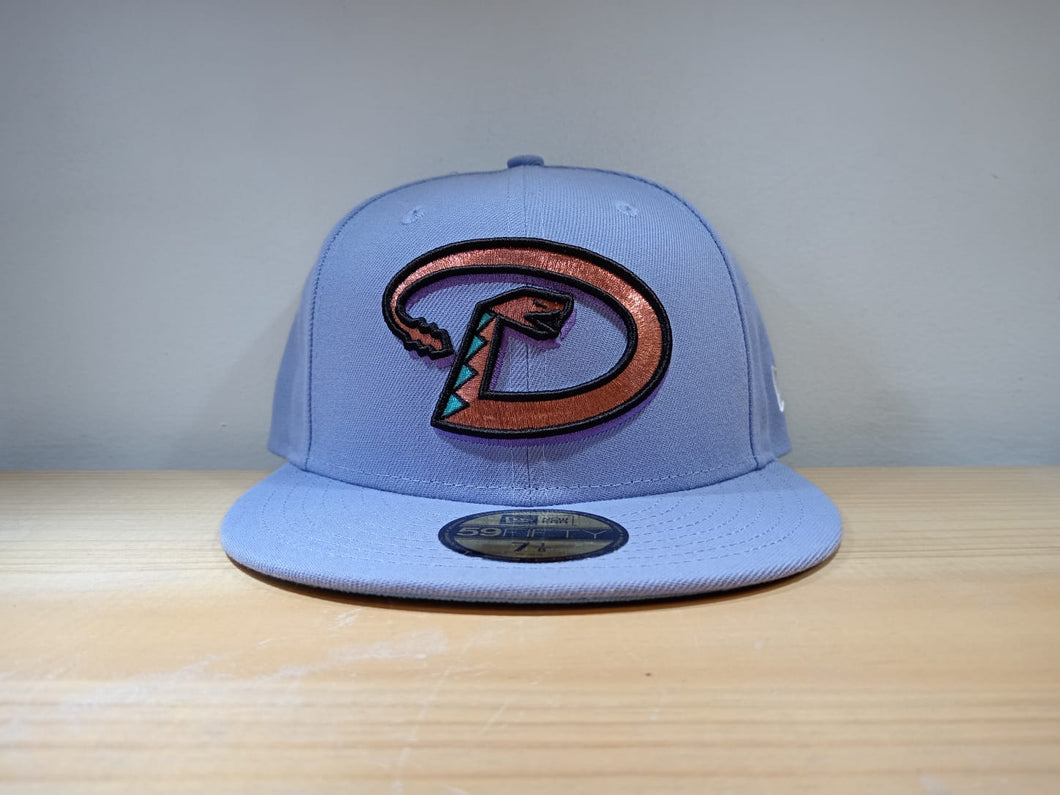 59Fifty Diamondbacks Arizona Logo Metallic Lila