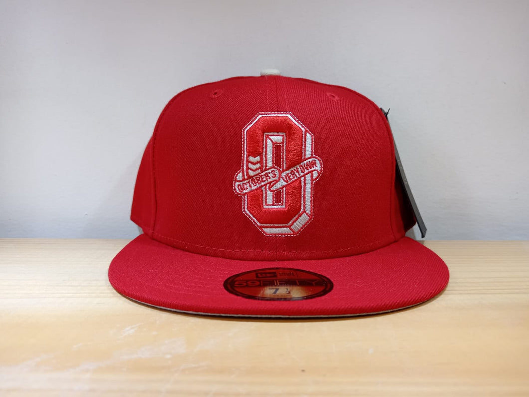 59Fifty New Era x OVO Varsity Logo Red