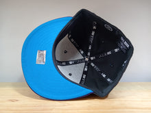 Cargar imagen en el visor de la galería, Anaheim Ducks Black Purple Light Blue Under Brim 59FIFTY
