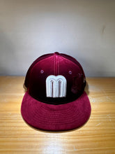 Cargar imagen en el visor de la galería, 59Fifty México Velvet Maroon
