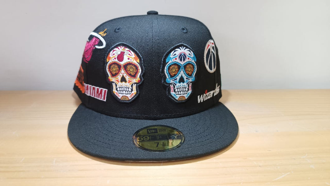 59Fifty Doble Suggsr Skull NBA México Games