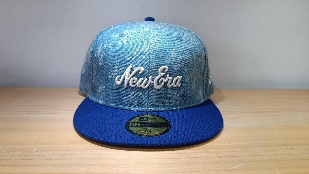 59Fifty New Era Script Denim Logos